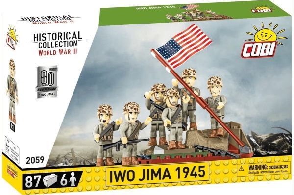 COB2059 - Flaggenhissung auf IWO Jima 1945 – 85 Teile - 1