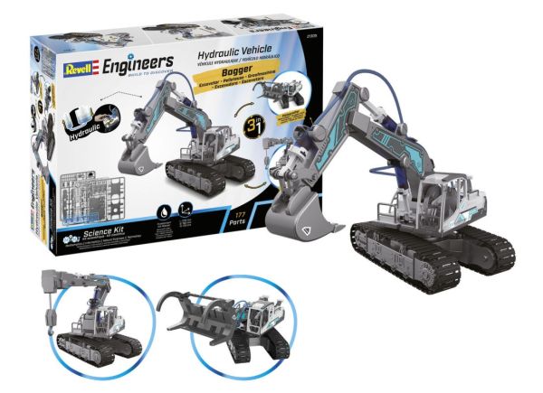 REV21305 - Hydraulikbagger 3 in 1 zum Zusammenbauen - 1