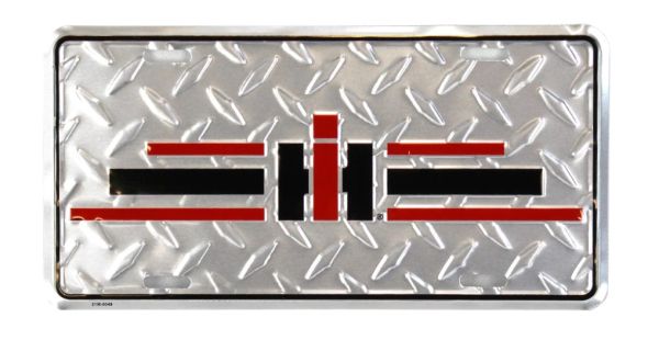SIGN-2202 - Metallschild INTERNATIONAL Silber - 30 x 15 cm - 1