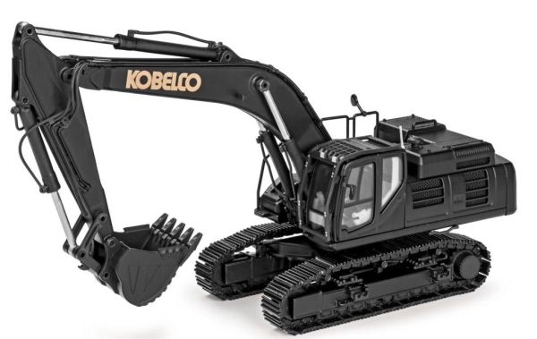 CON2210/04 - KOBELCO SK500LC-10 Raupenbagger mit Baggerschaufel SCHWARZ MATT. - 1