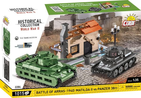 COB2284 - Schlacht von Arras 1940 - PANZER 38t und MATILDA II - 1008 Teile. - 1