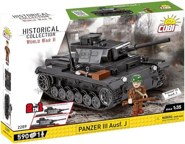 COB2289 - Panzer 2in1 PANZER III AUSF.J - 585 Teile - 1