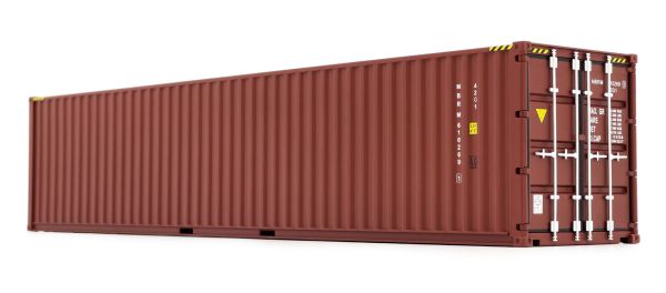 MAR2324-02 - Seecontainer der braunen Farbe 40 Fuß - 1