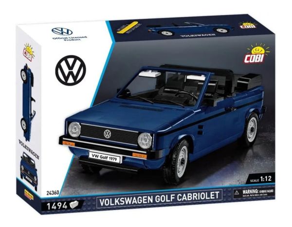 COB24360 - VOLKSWAGEN Golf I Cabrio 1979 Blau – 1494 Teile - 1