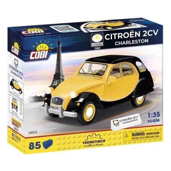 COB24512 - CITROEN 2CV Charleston Gelb und Schwarz – 85 Teile - 1