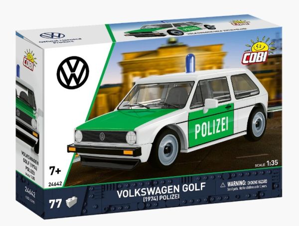 COB24642 - VOLKSWAGEN Golf 1974 – Polizei – 77 Teile - 1