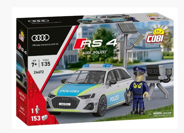 COB24672 - AUDI RS4 – Polizei – 153 Teile - 1