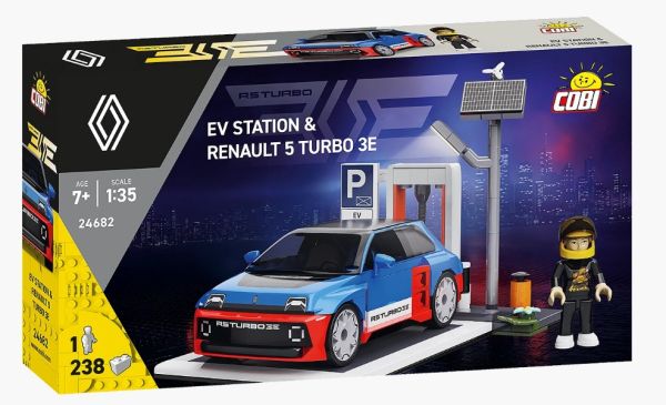 COB24682 - Ladestation mit RENAULT 5 Turbo 3E – 238 Teile - 1