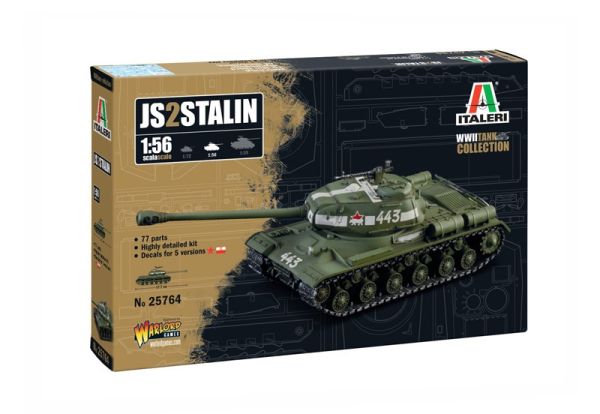 ITA25764 - Panzer JS2 Stalin zum Zusammenbauen und Bemalen - 1
