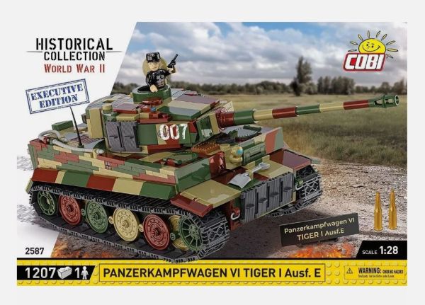 COB2587 - PANZERKAMPFWAGEN VI Tiger I Ausf.E Panzer – 1207 Teile - 1