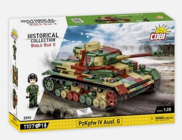 COB2592 - Panzer PZKPFW IV AUSF.G – 1107 Teile - 1