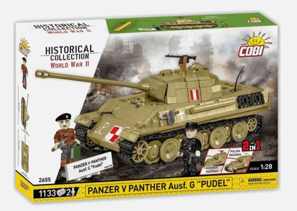 COB2655 - PANZER V Panther Ausf.G Panzer – Pudel 2-in-1 – 1133 Teile - 1