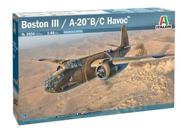 ITA2656 - BOSTON III / A-20B Havoc Bomberflugzeug zum Zusammenbauen und Bemalen - 1