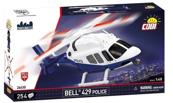 COB26630 - BELL 429 Hubschrauber - Polizei - 254 Teile - 1