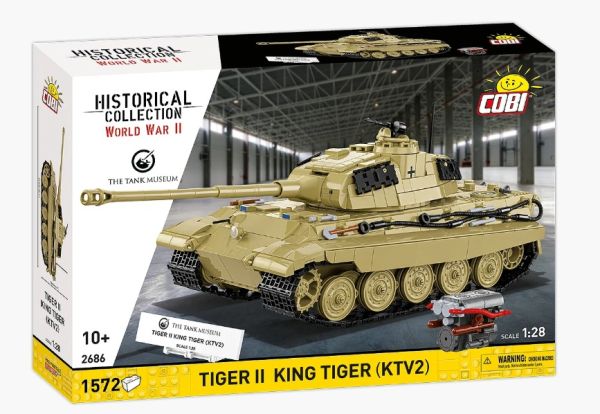 COB2686 - Panzer Tiger II (Königstiger) / KTV2 – 1572 Teile - 1