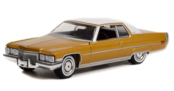 GREEN28100-A - CADILLAC coupé deville 1972 gold 70. Geburtstag in Blisterverpackung - 1