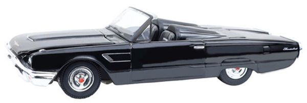 GREEN28170-E - 1965 Ford Thunderbird Schwarz aus der Black Bandit-Serie in Blisterverpackung - 1