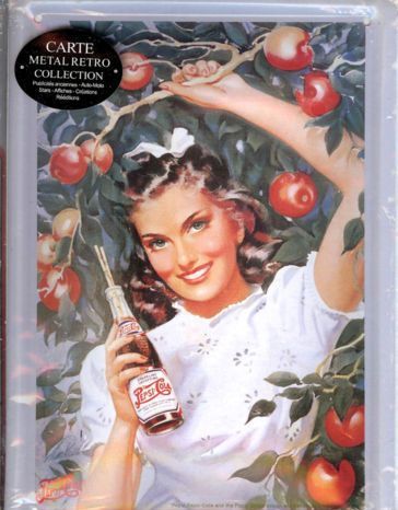 IES67P - Blechschild: Pin-up Pepsi-Cola - 1