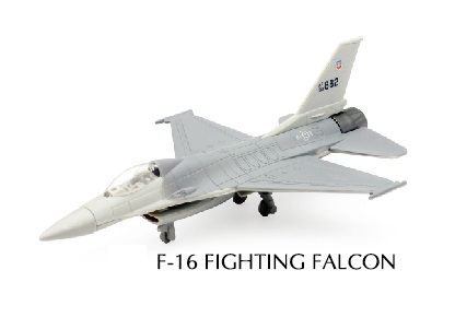 NEW21375C - F-16 FIGHTING FALCON Kampfflugzeug im Bausatz - 1
