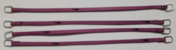 YCC331-4 - Set mit 4 Hebegurten 1 Tonne 10 cm Lila - 1