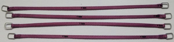YCC331-5 - Set mit 4 Hebegurten 1 Tonne 12 cm Lila - 1