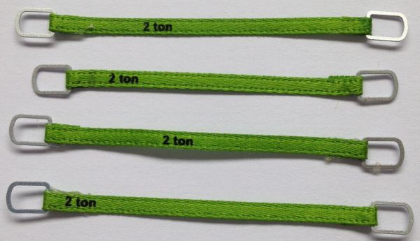 YCC332-1 - Set mit 4 Hebegurten 2 Tonnen von 4 cm 