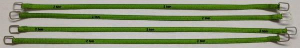 YCC332-6 - Set mit 4 Hebegurten 2 Tonnen von 14 cm 
