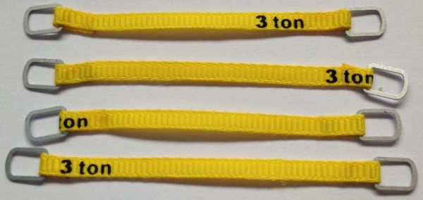 YCC333-1 - Set mit 4 Hebegurten 3 Tonnen von 6 cm 