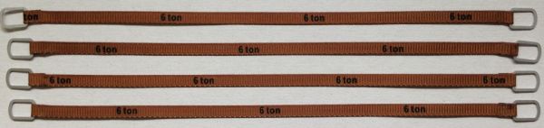 YCC336-5 - Set mit 4 Hebegurten 6 Tonnen von 24 cm 