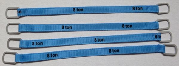 YCC337-2 - Set mit 4 Hebegurten 8 Tonnen von 14 cm 