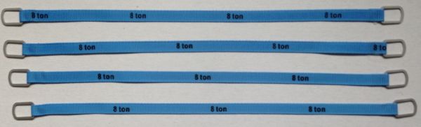 YCC337-4 - Set mit 4 Hebegurten 8 Tonnen von 22 cm 