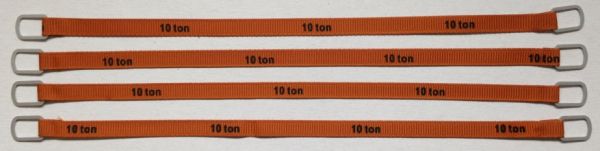 YCC338-4 - Set mit 4 Hebegurten 10 Tonnen von 22 cm 