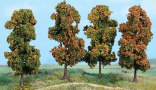 HEK2002 - Satz von 4 Herbstbäumen 11 cm - 1