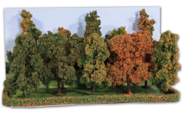 HEK2000 - Set mit 10 Herbstwaldbäumen 10-14cm - 1