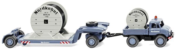 WIK050202 - UNIMOG U406 mit Ablage 2 Achsen blau NORDKABEL - 1