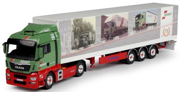 TEK67446 - MAN TGX Euro 6 XLX 4x2 mit Anhänger 3 Achsen WANDT 75 JAAR - 1
