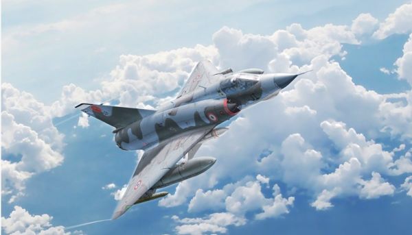 ITA2510 - Zusammenbaubares Kampfflugzeug Mirage III E/R mit Lackierung - 1