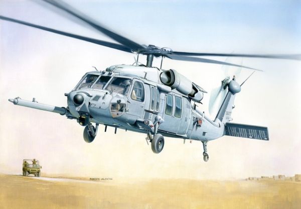 ITA2666 - MH-60K Blackhawk SOA Helikopter zum Zusammenbauen mit Lackierung - 1