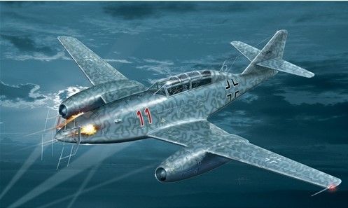 ITA2679 - Flugzeug Me 262 B-1a/U-1 Nachtjäger zum Zusammenbauen und Lackieren - 1
