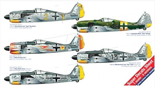 ITA2693 - Flugzeug FW 190 A German Aces zum Zusammenbauen und Lackieren - 1