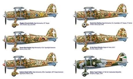 ITA2702 - CR.42 Falco Aces Hobel zum Zusammenbauen und Bemalen - 1