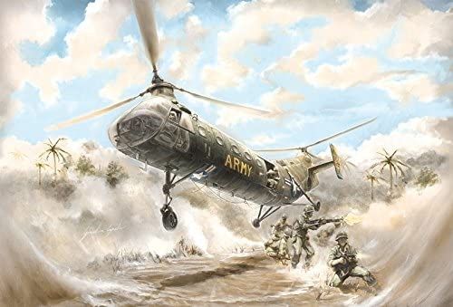 ITA2733 - Hubschrauber H-21 Shawnee Flying Banana zum Zusammenbauen und Bemalen. - 1