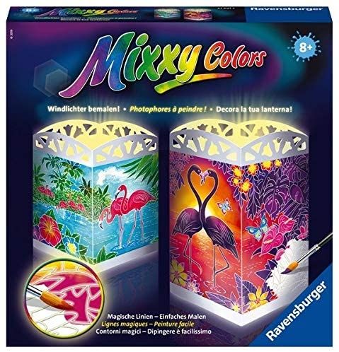 RAV27691 - Kerzenhalter - Mixxy-Farben Die Welt der Flamingos - 1