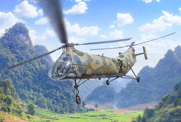ITA2776 - H-34A Piratenhubschrauber zum Zusammenbauen und Bemalen - 1