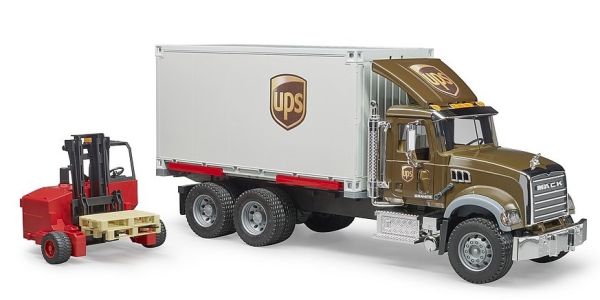 BRU2828 - Lkw MACK GRANITE UPS mit Hubwagen - 1