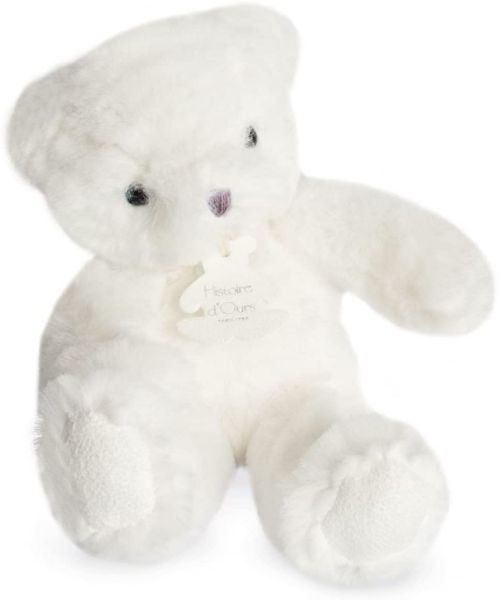 HO2930BLANC - Plüschtier Puderbär Weiß 15 cm - 1