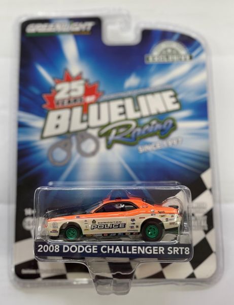 GREEN30369-VERT - DODGE Challenger SRT8 mit grünen Felgen, 2008 BLUELINE RACING Serie, noch in Blisterverpackung - 1