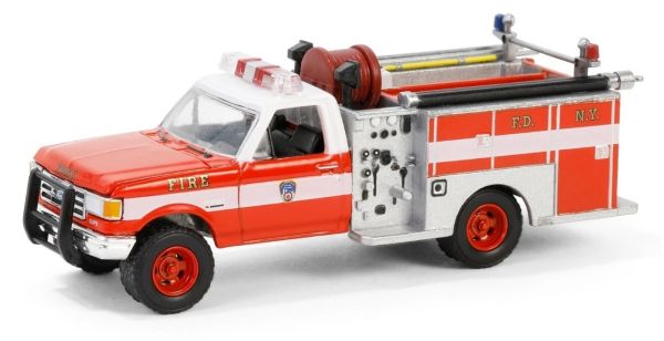GREEN30550 - 1987 Ford F-350 Mini Pumper, New York City Fire Department – 160-jähriges Jubiläum, noch in Blisterverpackung - 1