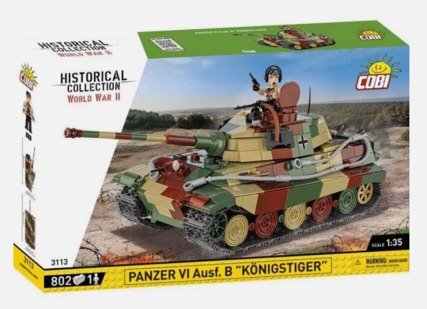 COB3113 - Panzer PANZER VI Ausf.B - KÖNIGSTIGER - 802 Teile - 1