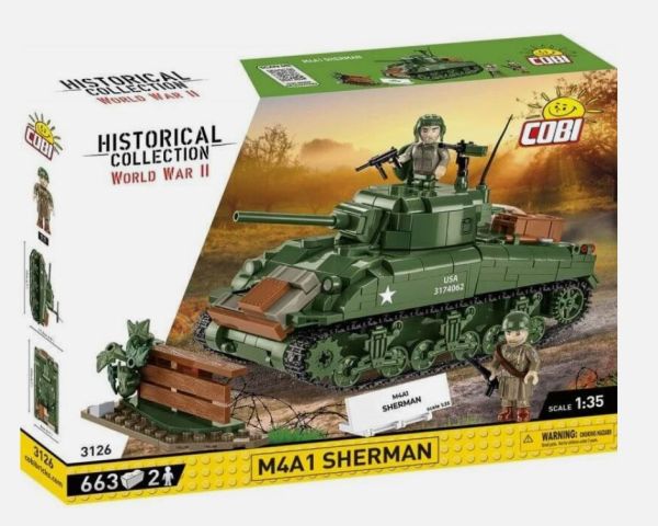 COB3126 - M4A1 Sherman-Panzer - 663 Teile - 1